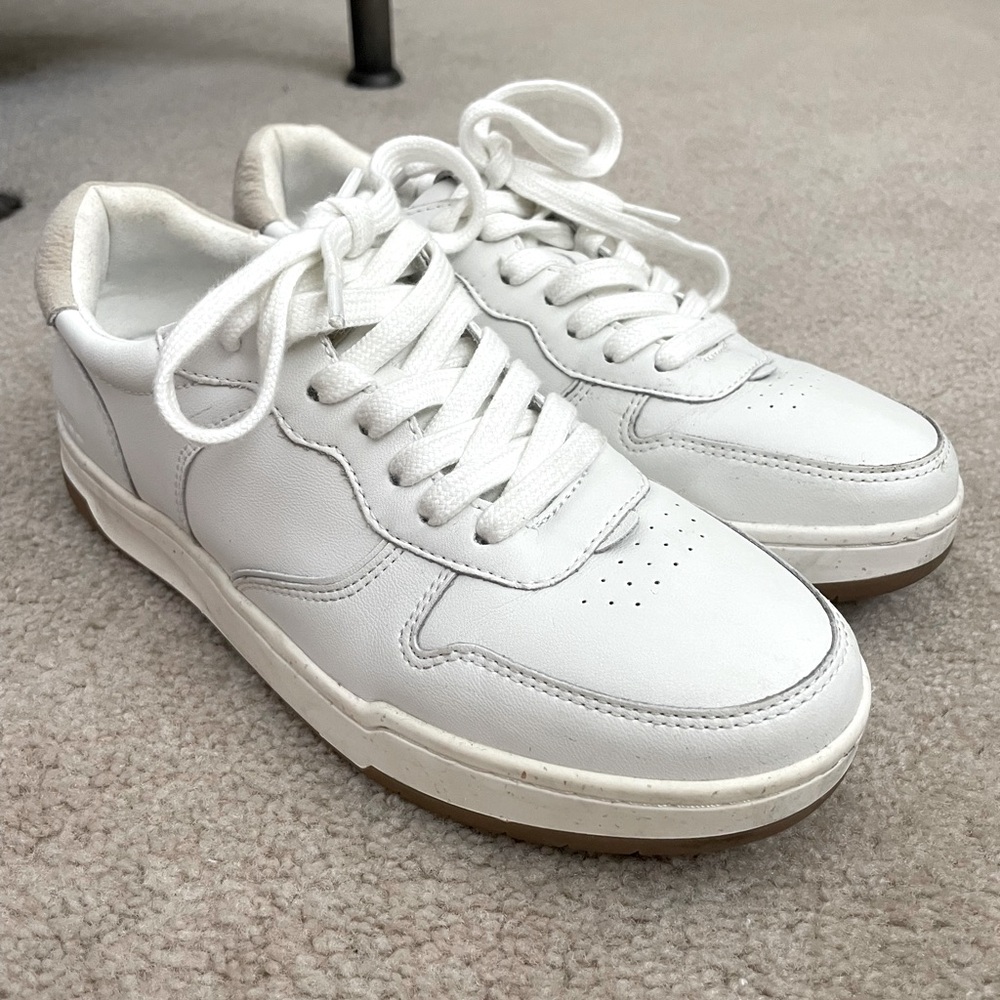 Madewell Court Sneakers in White Leather